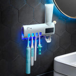 Charger l&#39;image dans la galerie, Distributeur Automatique de Dentifrice et Porte-Brosse à Dents Antibactérien UV®
