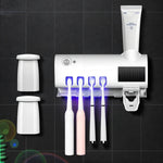 Charger l&#39;image dans la galerie, Distributeur Automatique de Dentifrice et Porte-Brosse à Dents Antibactérien UV®
