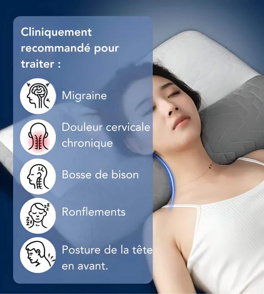 Oreiller Cervical/ Fini les problèmes de santé